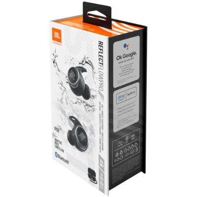 Беспроводные наушники JBL Reflect Flow Pro, черный в Комсомольске-на-Амуре