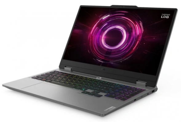 Ноутбук Lenovo LOQ 15AHP10 (83JG003EPB) (15.6 &amp;quot;, Ryzen 7 250 3.3 ГГц, 8 ядер, 16 Гб DDR5, 512 Гб SSD, GeForce RTX 5050, Windows 11 Home), Серый в Комсомольске-на-Амуре