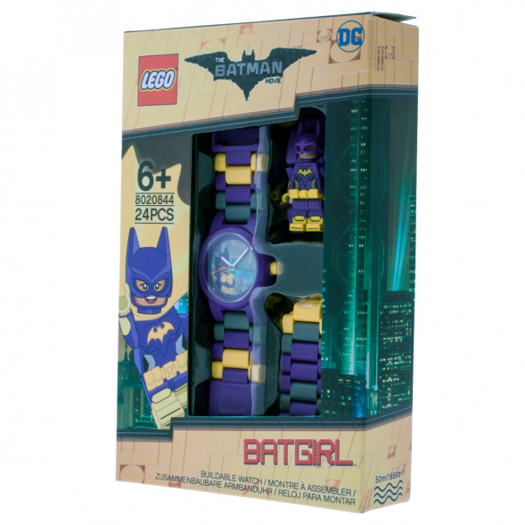 Часы LEGO Super Heroes 8020844 Batman Movie Бэтгерл с минифигуркой в Комсомольске-на-Амуре