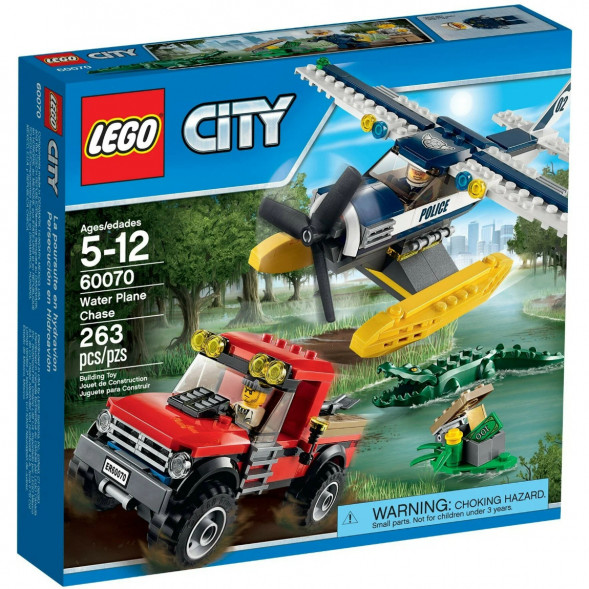 Конструктор LEGO City 60070 Погоня на полицейском гидроплане в Комсомольске-на-Амуре