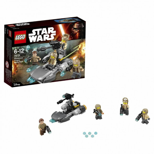 Конструктор LEGO Star Wars 75131 Боевой набор Сопротивления в Комсомольске-на-Амуре
