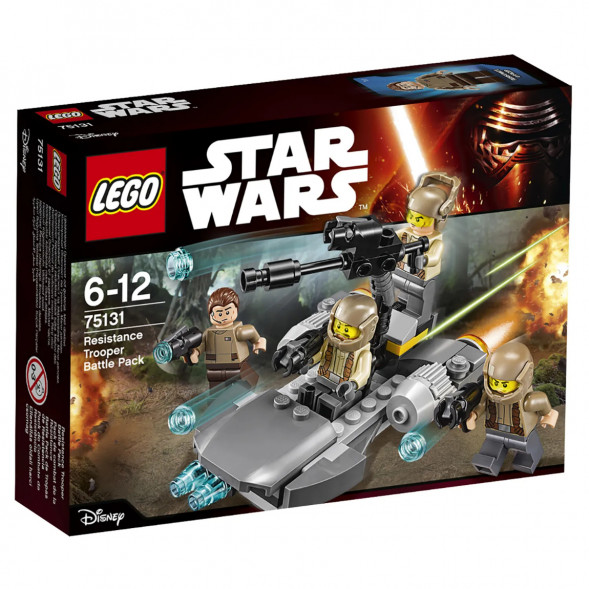 Конструктор LEGO Star Wars 75131 Боевой набор Сопротивления в Комсомольске-на-Амуре