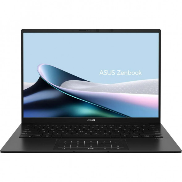 Ноутбук ASUS Zenbook 14 UM3406GA-QD132 (14&amp;quot;, OLED, AMD Ryzen AI 5 430 2ГГц, 4 ядра, 16ГБ LPDDR5x, 512ГБ SSD, AMD Radeon 840M, без ОС), черный в Комсомольске-на-Амуре