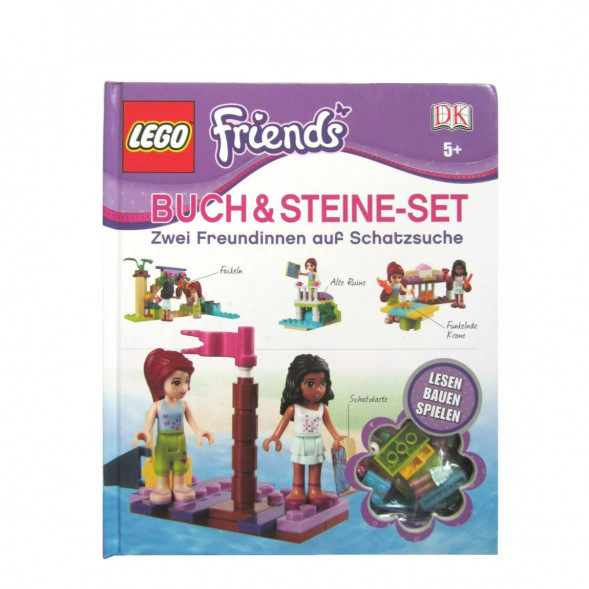 Книга и набор кубиков LEGO Friends Buch &amp;amp; Steine-Set Zwei Freundinnen auf Schatzsuche в Комсомольске-на-Амуре