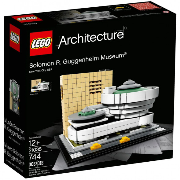 Конструктор LEGO Architecture 21035 Музей Соломона Гуггенхайма в Комсомольске-на-Амуре