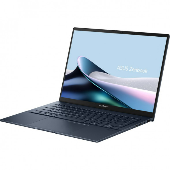 Ноутбук ASUS Zenbook 14 UX3405CA-ST1350 (14&amp;quot;, OLED, Intel Core Ultra 5 225H 1.7ГГц, 14-ядер, 16ГБ LPDDR5x, 512ГБ SSD, Intel Arc 130T, без ОС), синий в Комсомольске-на-Амуре