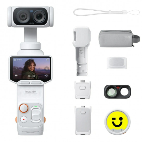 Экшн-камера Insta360 Luna Ultra Creator Bundle, White в Комсомольске-на-Амуре