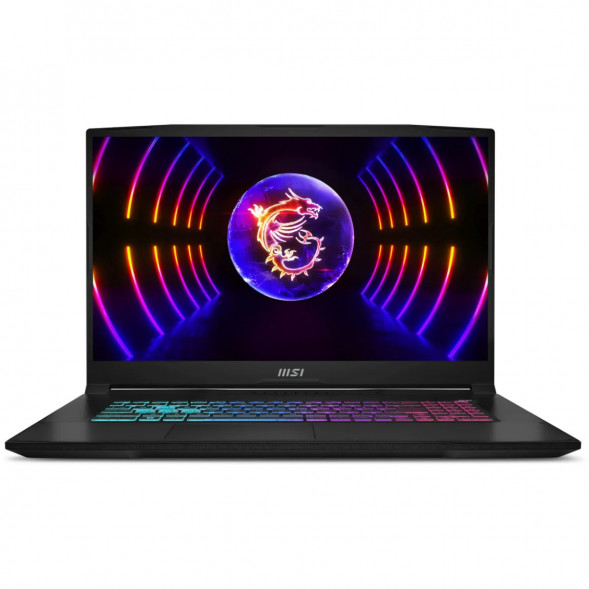 Ноутбук MSI Katana 17 B13VEK-1624XRUY (17.3&amp;quot;, IPS, Intel Core i5 13420H 2.1ГГц, 8 ядер, 16ГБ DDR5, 512ГБ SSD, NVIDIA GeForce RTX 4050 - 6 ГБ, без ОС), черный в Комсомольске-на-Амуре