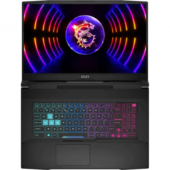 Ноутбук MSI Katana 17 B13VEK-1624XRUY (17.3&amp;quot;, IPS, Intel Core i5 13420H 2.1ГГц, 8 ядер, 16ГБ DDR5, 512ГБ SSD, NVIDIA GeForce RTX 4050 - 6 ГБ, без ОС), черный в Комсомольске-на-Амуре