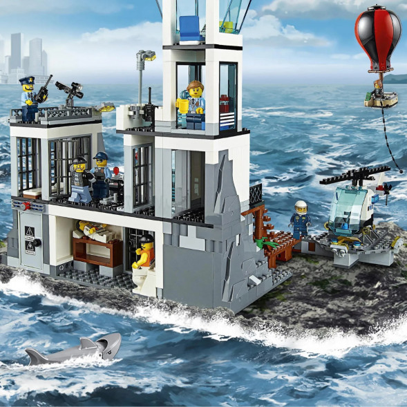 Конструктор LEGO City 60130 Police Остров-тюрьма в Комсомольске-на-Амуре