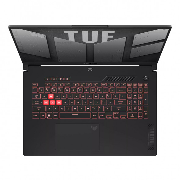 Ноутбук ASUS TUF Gaming A17 FA707NUG-HX156 (17.3&amp;quot;, IPS, 6 ядер, AMD Ryzen 7 7445HS 3.2 ГГц, 16 ГБ DDR5, SSD 512 ГБ, NVIDIA GeForce RTX 4050 - 6 ГБ, без ОС), черный в Комсомольске-на-Амуре