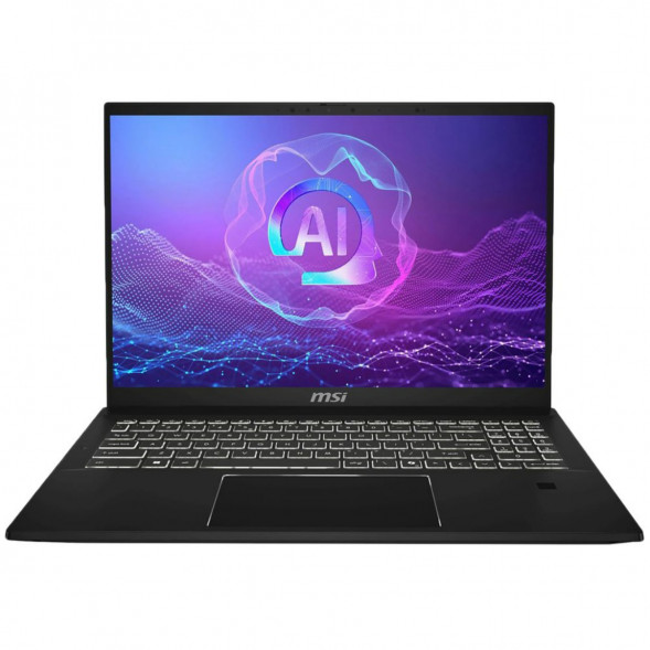 Ноутбук трансформер MSI Summit Pro 16 AI A2HVETG-085RU (16&amp;quot;, IPS, Intel Core Ultra 7 255H 2ГГц, 16 ядер, 32ГБ LPDDR5, 1ТБ SSD, NVIDIA GeForce RTX 4050 - 6 ГБ, Windows 11 Pro), черный в Комсомольске-на-Амуре