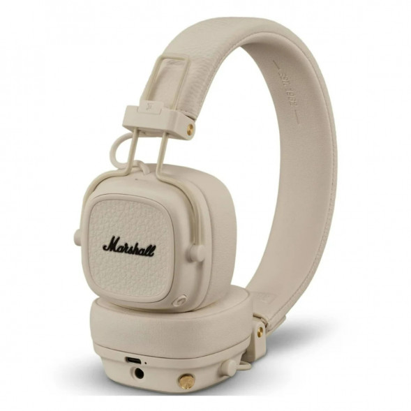 Беспроводные наушники Marshall Major V, кремовый в Комсомольске-на-Амуре