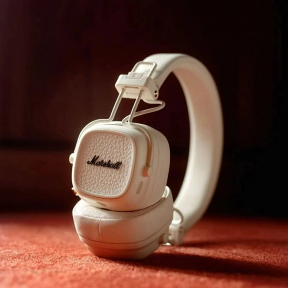 Беспроводные наушники Marshall Major V, кремовый в Комсомольске-на-Амуре