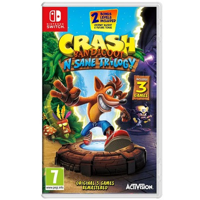 Игра Crash Bandicoot N-Sane Trilogy для (Switch, английский язык) в Комсомольске-на-Амуре