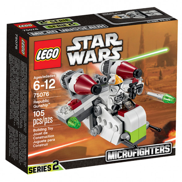Конструктор LEGO Star Wars 75076 Республиканский истребитель в Комсомольске-на-Амуре