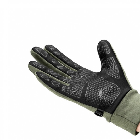 Перчатки сенсорные спортивные Naturehike Outdoor Full Touch GL10 (серый, L) в Комсомольске-на-Амуре