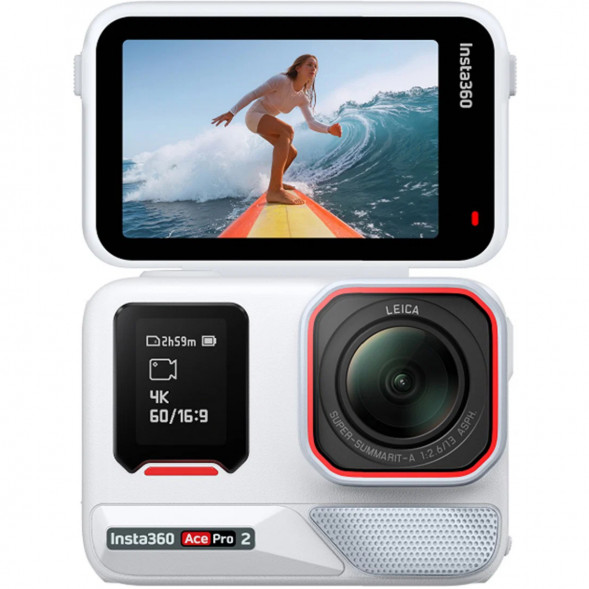 Экшн-камера Insta360 Ace Pro 2 Single Battery Xplorer Bundle, Arctic White в Комсомольске-на-Амуре