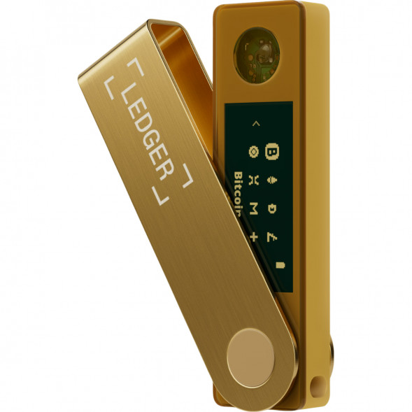 Аппаратный криптокошелек Ledger Nano X, Gold в Комсомольске-на-Амуре