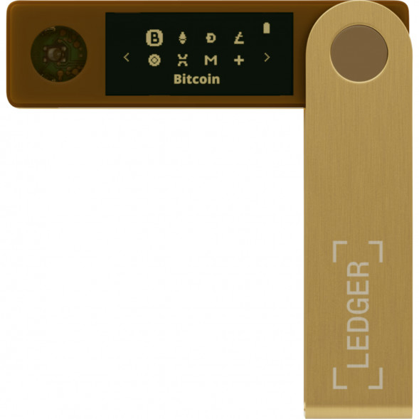 Аппаратный криптокошелек Ledger Nano X, Gold в Комсомольске-на-Амуре