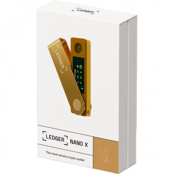 Аппаратный криптокошелек Ledger Nano X, Gold в Комсомольске-на-Амуре