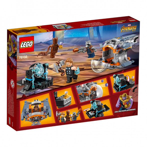 Конструктор LEGO Super Heroes 76102 Война бесконечности: В поисках оружия Тора в Комсомольске-на-Амуре