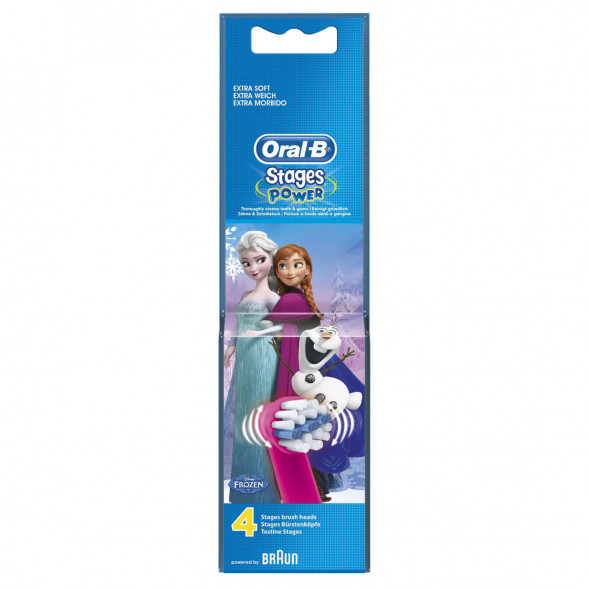 Насадки на зубные щетки Oral-B Frozen, 4 шт. в Комсомольске-на-Амуре