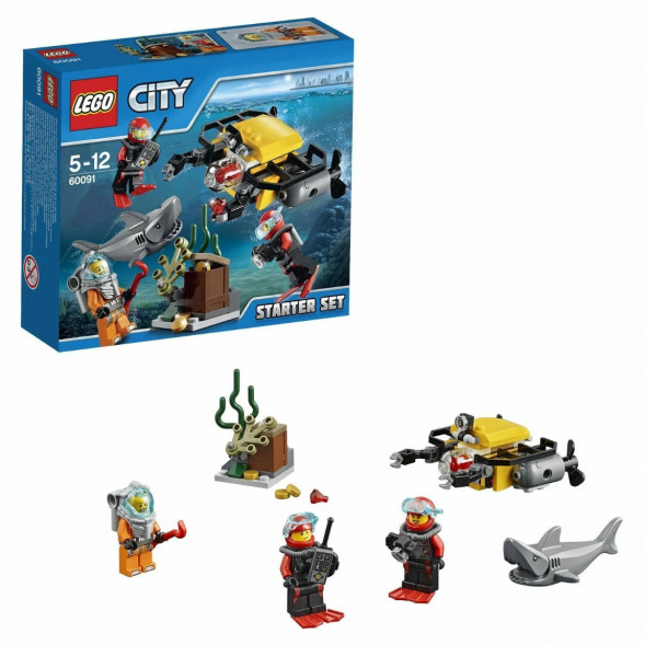 Конструктор LEGO City Deep Sea Explorers 60091 Исследование морских глубин в Комсомольске-на-Амуре