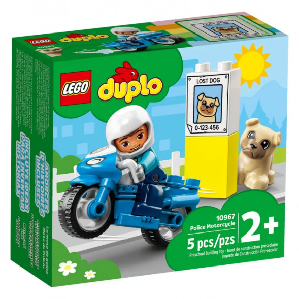 Конструктор LEGO DUPLO 10967 Полицейский мотоцикл в Комсомольске-на-Амуре