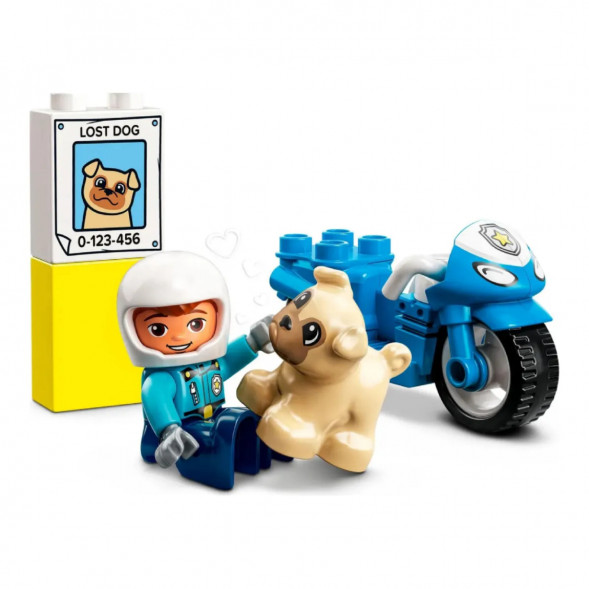 Конструктор LEGO DUPLO 10967 Полицейский мотоцикл в Комсомольске-на-Амуре