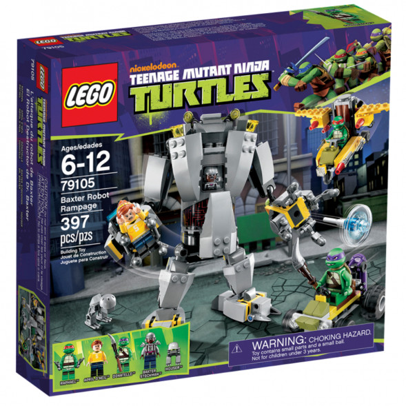 Конструктор LEGO Teenage Mutant Ninja Turtle 79105 Нападение робота Бакстера в Комсомольске-на-Амуре