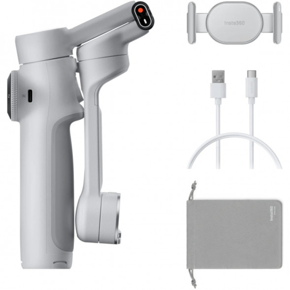 Cтабилизатор Insta360 Flow 2 Standard Bundle, Stone Gray в Комсомольске-на-Амуре