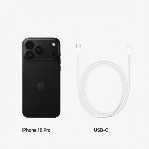 Смартфон Apple iPhone 18 Pro 1TB (SIM + eSIM), Black в Комсомольске-на-Амуре