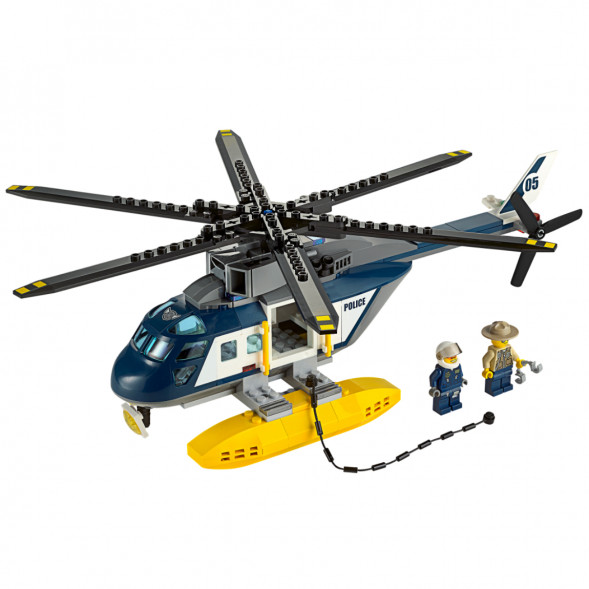 Конструктор LEGO City 60067 Погоня на полицейском вертолёте в Комсомольске-на-Амуре