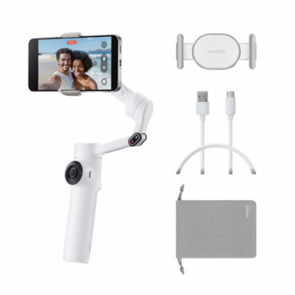 Cтабилизатор Insta360 Flow 2 Standard Bundle, Summit White в Комсомольске-на-Амуре