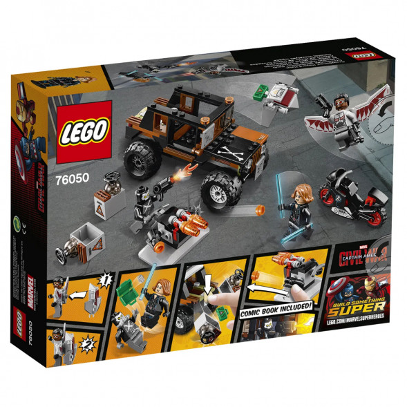 Конструктор LEGO Super Heroes 76050 Опасное ограбление в Комсомольске-на-Амуре