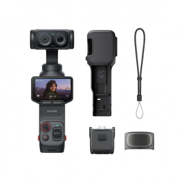 Экшн-камера Insta360 Luna Ultra Standard Combo, Cosmic Black в Комсомольске-на-Амуре
