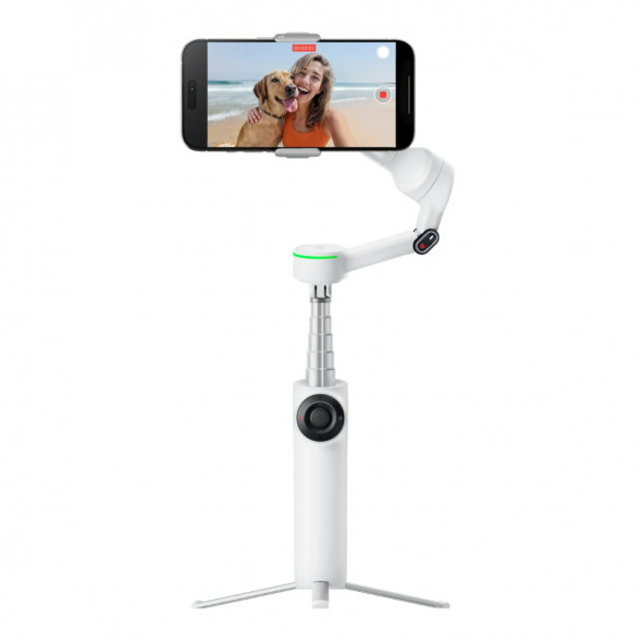 Стабилизатор Insta360 Flow 2 AI Tracker Bundle, Summit White в Комсомольске-на-Амуре