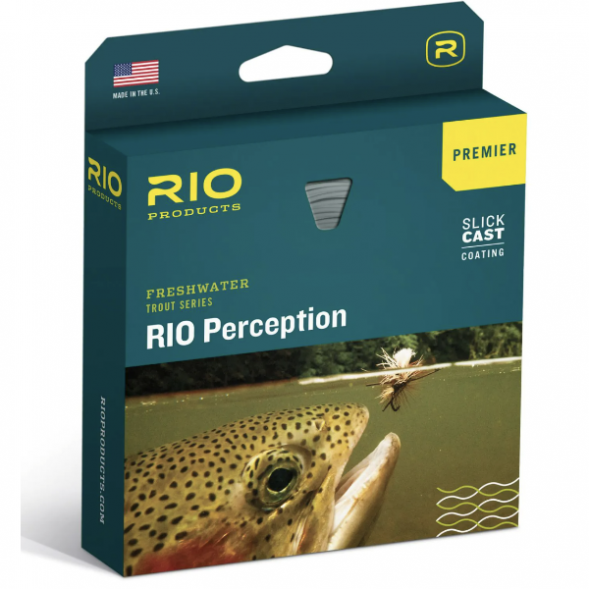 Леска RIO Premier Perception Floating Fly Line WF7F, зелёный/камуфляж в Комсомольске-на-Амуре