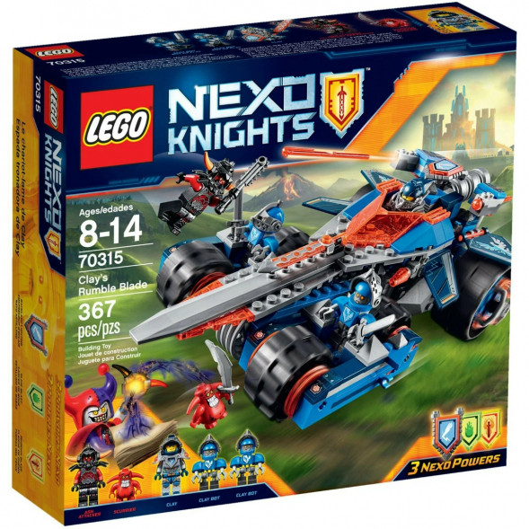 Конструктор LEGO Nexo Knights 70315 Устрашающий разрушитель Клэя в Комсомольске-на-Амуре