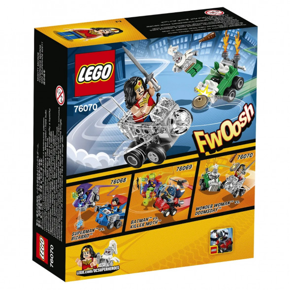 Конструктор LEGO Super Heroes 76070 Mighty Micros: Чудо-женщина против Думсдэя в Комсомольске-на-Амуре