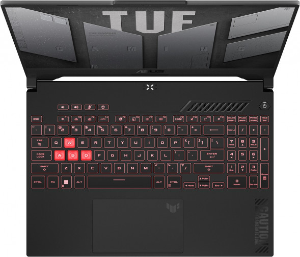 Ноутбук ASUS TUF Gaming 15 FA507NV-LP160 AMD Ryzen 5 7535HS, RAM 16 ГБ, SSD 512 ГБ, NVIDIA GeForce RTX 4060 для ноутбуков (8 Гб), Без системы, (90NR0E85-M00DT0), серый в Комсомольске-на-Амуре