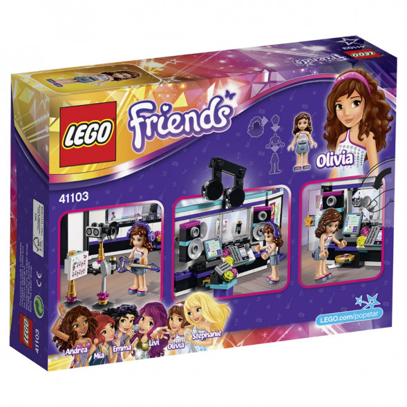 Конструктор LEGO Friends 41103 Поп звезда: студия звукозаписи в Комсомольске-на-Амуре