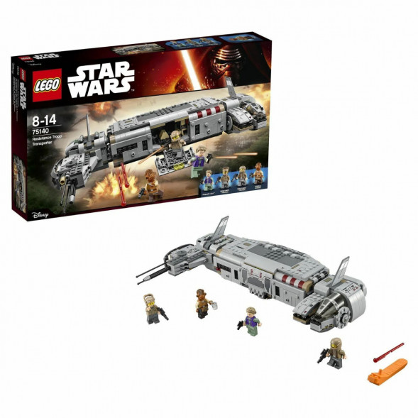 Конструктор LEGO Star Wars 75140 Военный транспорт Сопротивления в Комсомольске-на-Амуре