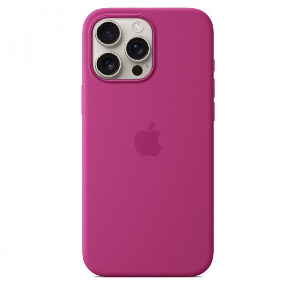 Чехол Apple для iPhone 16 Pro Max Silicone MagSafe, Fuchsia (MYYX3ZM/A) в Комсомольске-на-Амуре