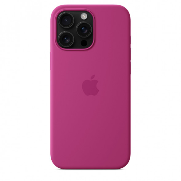 Чехол Apple для iPhone 16 Pro Max Silicone MagSafe, Fuchsia (MYYX3ZM/A) в Комсомольске-на-Амуре