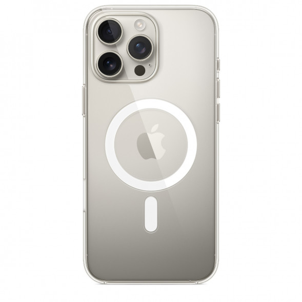Чехол Apple Clear Case with MagSafe для iPhone 16 Pro Max, прозрачный (MA7F4ZM/A) в Комсомольске-на-Амуре