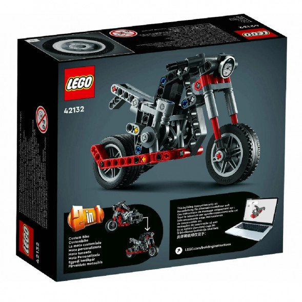 Конструктор LEGO Technic 42132 Мотоцикл в Комсомольске-на-Амуре