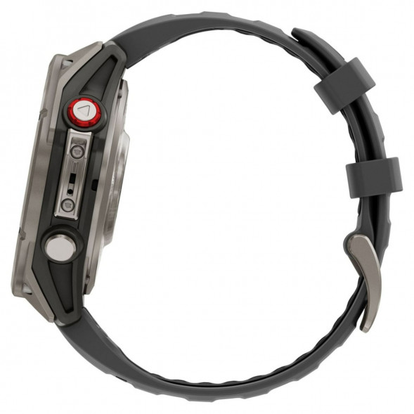 Умные часы Garmin Fenix 8 PRO, 47 мм, AMOLED, Sapphire, Titanium with Graphite/Black Silicone Band 010-03198-10 в Комсомольске-на-Амуре