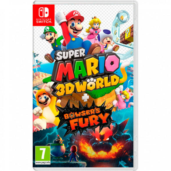Игра Super Mario 3D World + Bowser&amp;#039;s Fury [Nintendo Switch, русские субтитры] в Комсомольске-на-Амуре